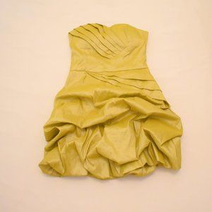 Little Yellow Homecoming Dress